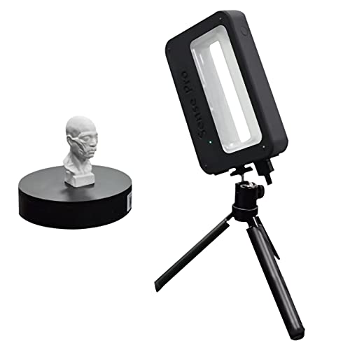 Irfora Sense Pro Handheld 3D Scanner Portable 3D Modeling Scanner High Precision Accuracy 0.3mm Port OBJ/STL/PLY Output Compatible with Windows10/8 for 3D Printing Industrial Design Modeling