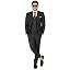 Black 3 Piece Vested