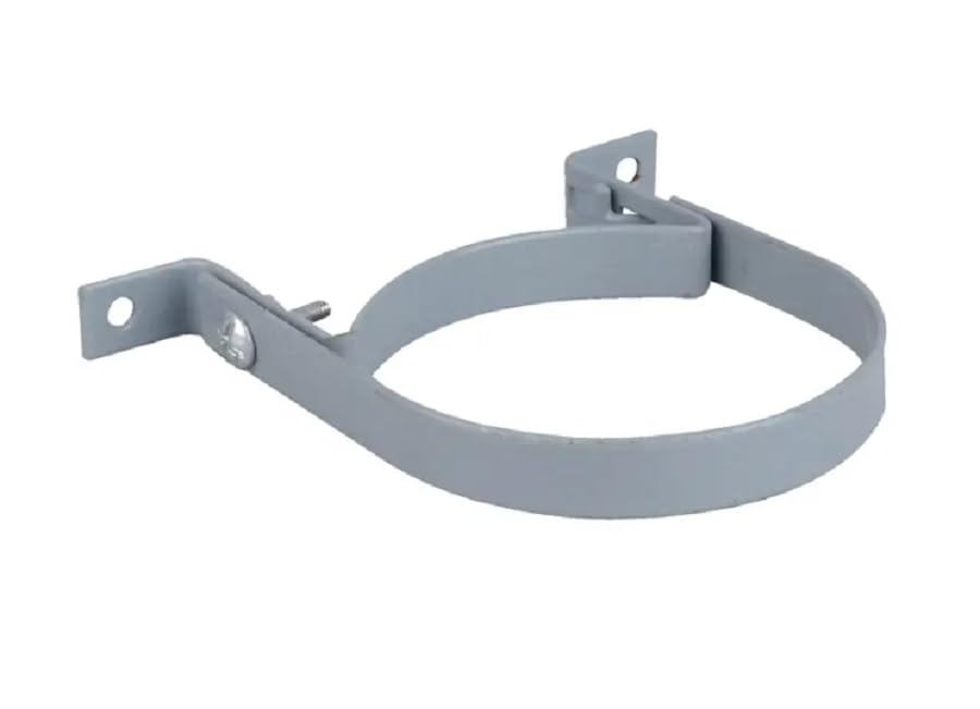 O s m a 4S084 Pipe or Socket BZP Steel Coated Soil Pipe Bracket 110mm