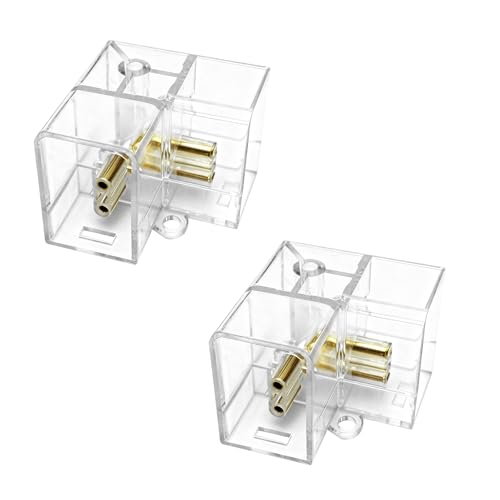 TODEHI Connettore per tubi LED, 90°, 2 vie