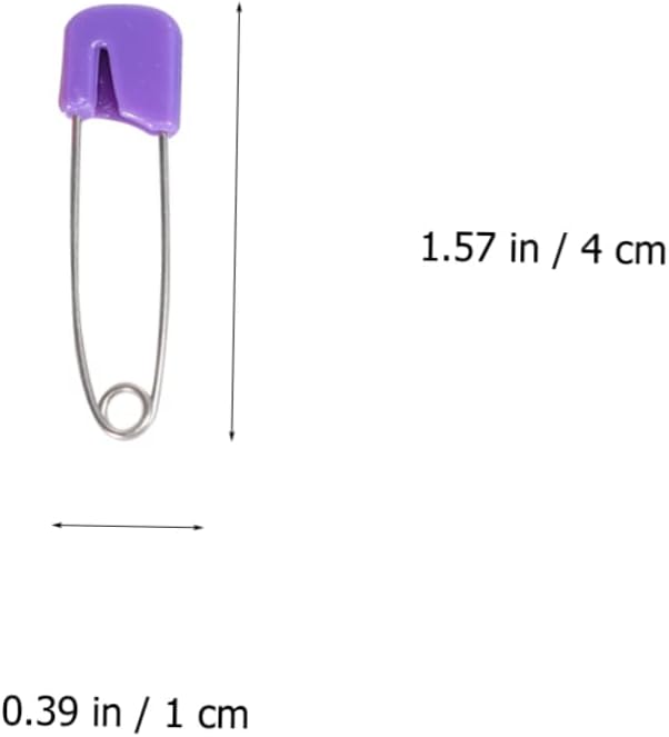 300pcs Diaper Pins Safety Steel Clothes Pin Saliva Towel Fixing Nursing Accessories