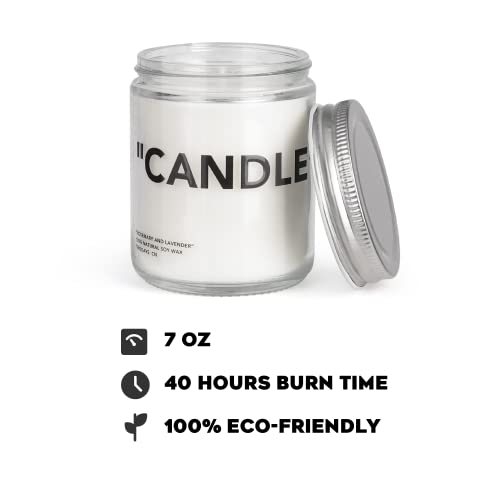 Twodays Hypebeast Room Decor Aesthetic, Off White Scented Candle, Sneakerhead Decor For Living Room, 100% Natural Soy Candle 7Oz, Non Toxic, Sneaker Head Gift For Men. #TOP1