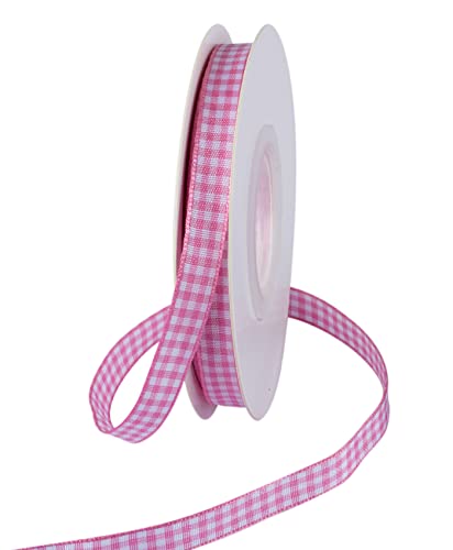 Ribbonitlux Gingham Ribbon, 9mm X 22 Meters, Plaid Checkered Ribbon with Woven Edge - Image 4