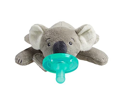 Image of Philips AVENT Soothie Snuggle Pacifier Holder with Detachable Pacifier, Koala, 0m+, SCF347/06