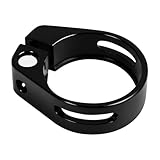 Cycles Bike Seat Post Clamp, Aluminum Alloy Seat Tube Clip Bike Quick Release Clamp (Diameter 31.8mm)