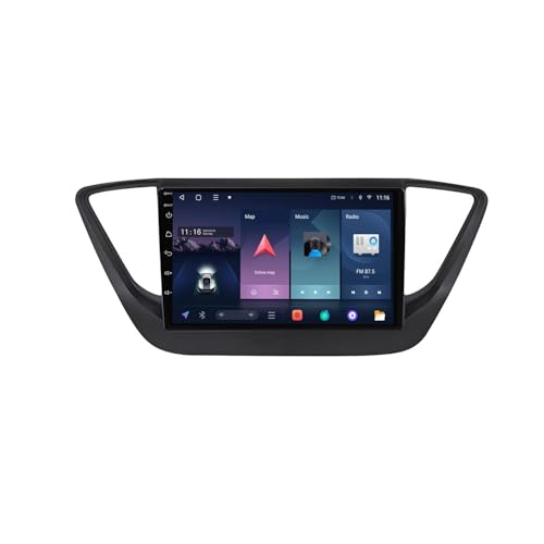 Radio de coche 2 DIN para Hyundai Solaris 2 con Car Play y Android Auto