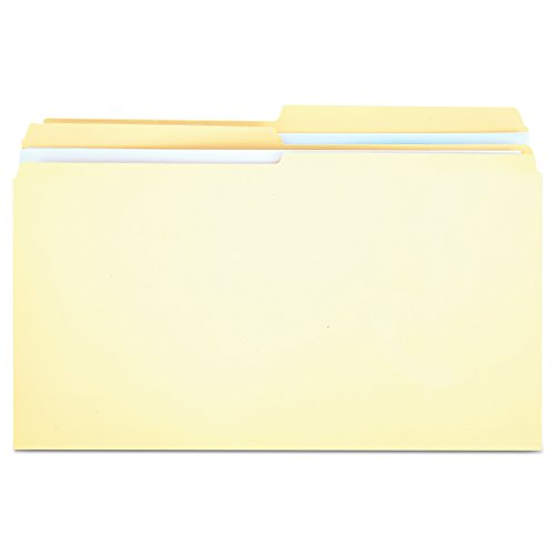 Universal File Folders, 1/2 Cut, Two-Ply Top Tab, Legal, Manila, 100/Box (16122)