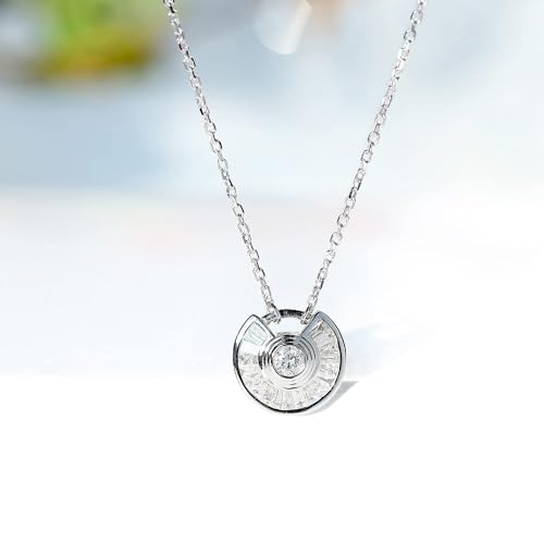 Collier en diamant blanc de bureau pour un style chic - 2