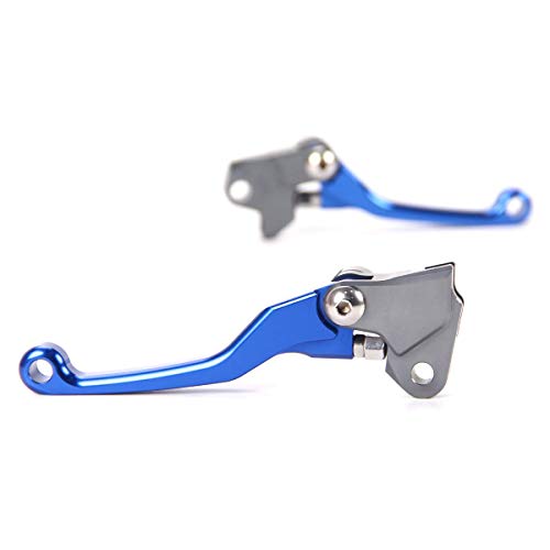 Rawsomes Pivot Dirt Bike Cnc Aluminum Brake Clutch Levers For Yamaha Ttr 125L/Le, Ttr 225,Xt660R, Xtz660, Dt50, Dt80, Xtz125, Xt350, Dt125,Tw125,Yp250 Blue #TOP7