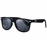 Pro Acme PA2140 Classic Polarized Wayfarer Sunglasses Unisex Square Frame (Black Lens/Matte Black Frame)