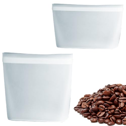 Sacs de rangement réutilisables pour nourriture, sacs de rangement alimentaires réutilisables | Sacs ziplock réutilisables en silicone | Conteneurs de fuite...