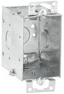 Crouse-Hinds TP662 Steel 1-Gang Gangable Switch Box 2 Inch x 3 Inch x 2-3/4 Inch 14 Cubic-Inch