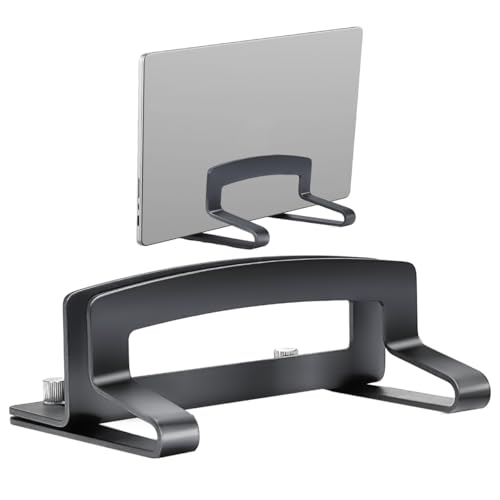 Soporte Vertical Ajustable para Laptop de Aluminio miniatura 1