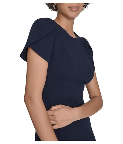 Calvin Klein Women's Tulip Sleeve Aline Dress3