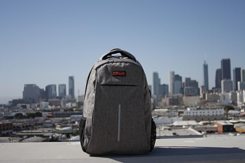 Laptop Backpack, Business Travel Bag with USB Charging Port, Water Resistant Anti-Theft Computer Backpack, 15.6 Inch, Gray, for Men, Women4