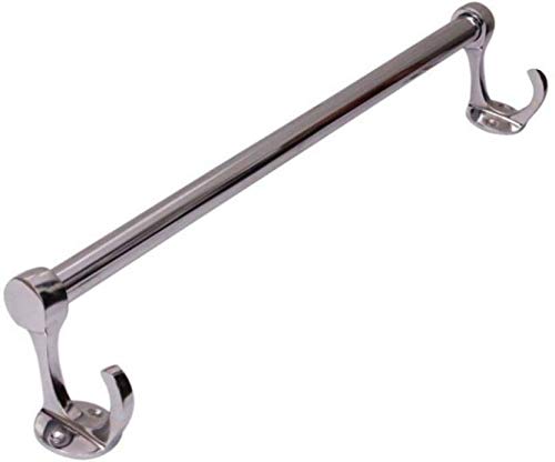 TOSHIRO Stainless Steel Towel Bar/Towel Holder/Towel Rack/Napkin Ring 18 inch 1 Bar Towel Rod (Stainless Steel Pack of 1)