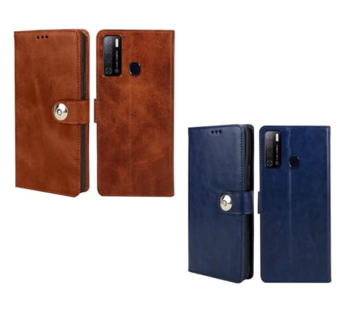 Bintage Combo 2 Flip Cover for Tecno Spark LC7 Pack of 2 - Image 2