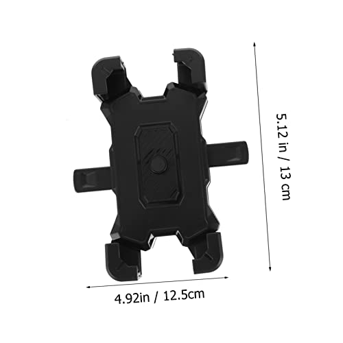 Supporto Telefono Bici Regolabile Scivolo per Manubrio Bici Resistente per Sicura Installazione Senza Attrezzi Nero
