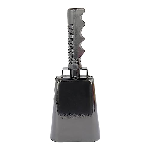 Sinos de vaca de metal com alça, pequenos sinos de vaca, fazedores de ruído, sinos de torcida, sinos