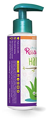Little Leaf Roseberry Baby Boy'S Organic Aloe Vera Witch Hazel Natural Vitamins Hair Gel With No Paraben, Sulfate And Fragrance
