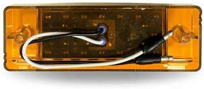 TRUX TLED-2X6DCA 2" x 6" Clear Amber Multi-Directional LED Trailer Marker Light