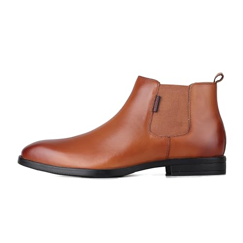 Image of Red Chief Casual Mid Ankle Boots For Men RC3967 Tan