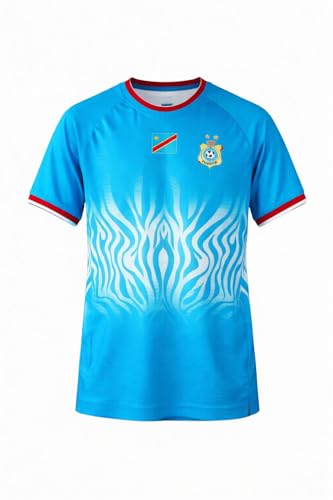 Congolese Jersey. Congo Jersey. Congo Vareuse. Leopards Jerseys. Leopard Maillot Leopard. Vareuses des Leopards. DRC. RDC. (US Alpha Medium Regular Regular)