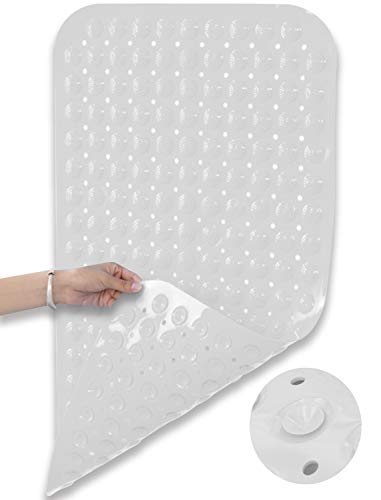 Huryfox Non-Slip Bath Mat for Tub and Shower, Baby Bathtub mats Anti-Skid Bathroom