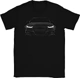 RS6 German Performance Headlights Glow T-Shirt (XL, Black)