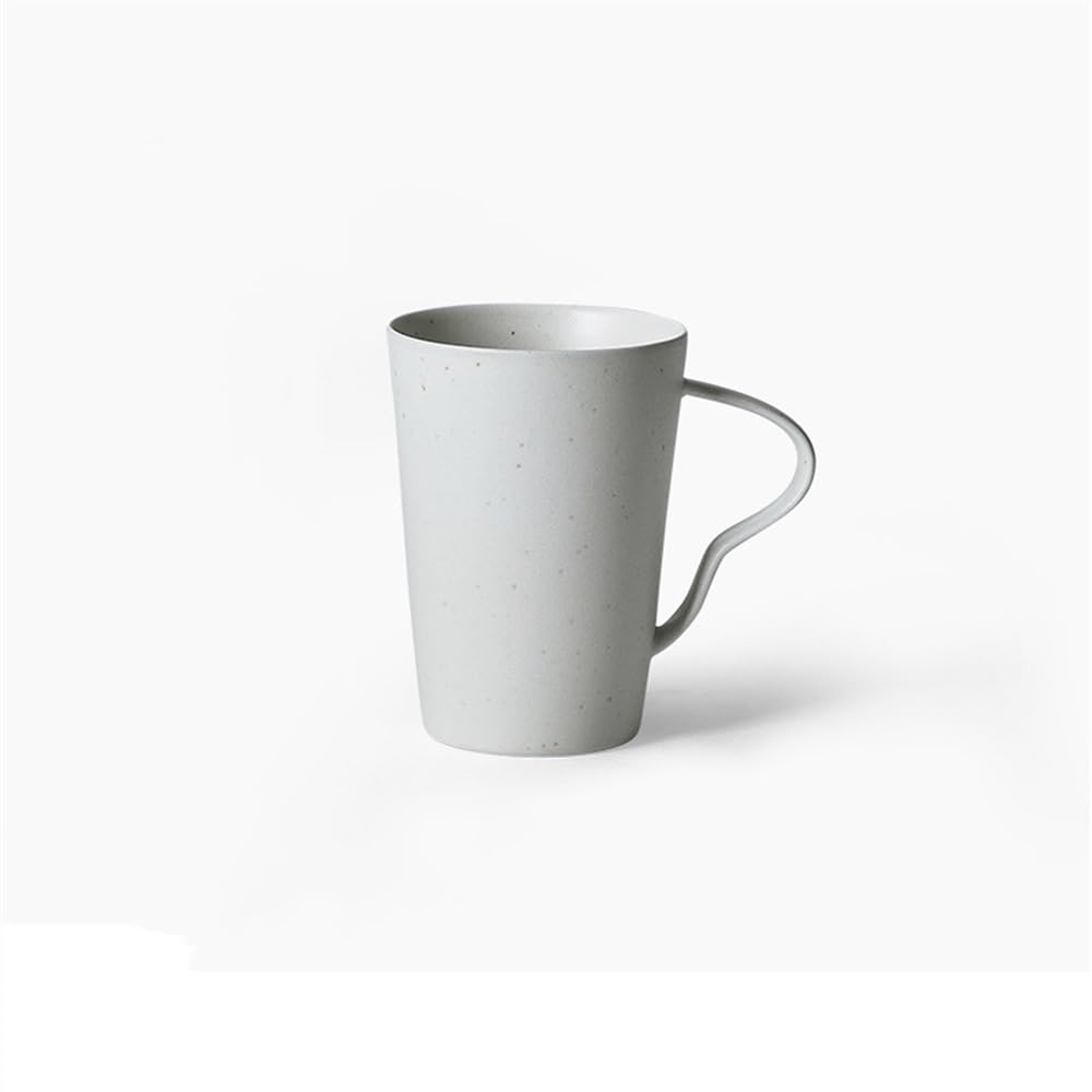 Tazza di Caffè Tazza da tè pomeridiano Tazza da tè nero Tazza da caffè in ceramica creativa Tazza da latte Tazza da acqua Tazza(White,Small)