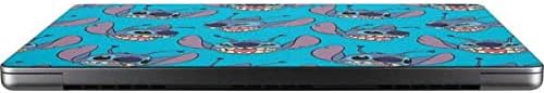 Skinit Decal Laptop Skin Compatible with MacBook Pro 14in (2021-24) - Officially Licensed Disney Lilo and Stitch Face Expression Pattern Design