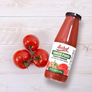 Miniatura 4 de Sadaf Puré de tomate - Passata Pomodoro - Puré de tomate para cocinar, condimentar y cubrir comidas - Passa de tomate - Kosher - Botella de 24.69