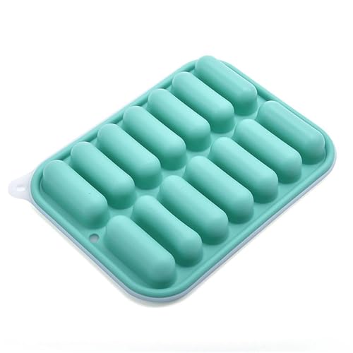 Molde de silicona para cubitos de hielo con tapa miniatura 4