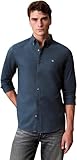 Calvin Klein Men's LS Solid Oxford Classic Shirt LV140EM125 Other Shirts, Blue (Navy Teal), S