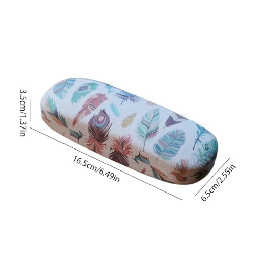 Étui à lunettes avec motif de personnalité créative LAPADULA rigide