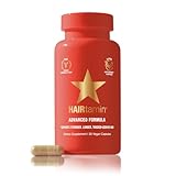 HAIRtamin Vegan Hair Vitamins for Faster Growth | All Natural Biotin Capsules to Support Healthy Hair, Skin and Nails | May Reduce Loss & Thinning | 30 Capsules (1)