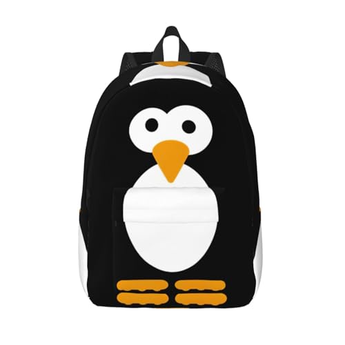 Mochila de viaje para mujer con divertido diseño de pingüino