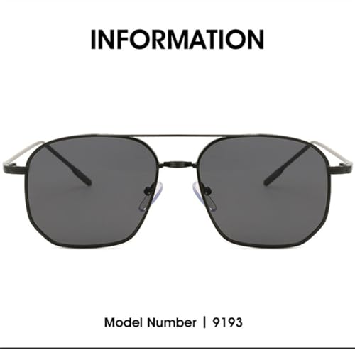 Frame Gradient Sunglasses Double Beam Ocean Color Lens UV400 Casual Sunglass3