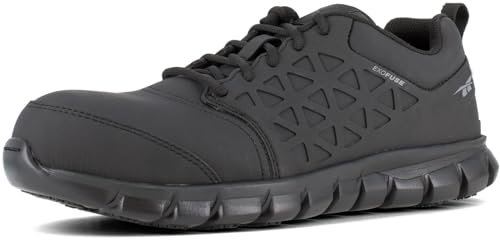 Reebok Work Men's Sublite Cushion Work - Eh - Comp Toe Black - 10.5 Medium