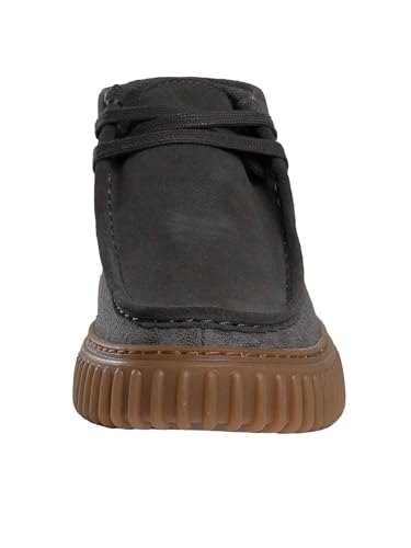 Clarks Homme Bottes Hautes En Cuir Torhill, Grey, 45 EU