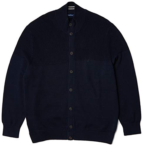 Nautica Men's Big and Tall Classic Fit Knit Cardigan