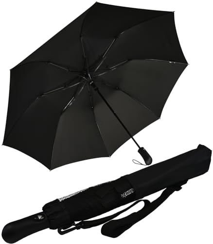 iX-brella XXL 124cm Fiberglas Golf-Taschenschirm mit Automatik - black iX-brella XXL 124cm Fiberglas Golf-Taschenschirm mit Automatik - black