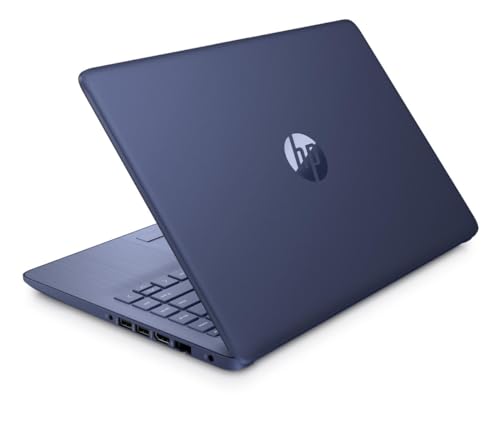 Image of HP Stream 14 inch HD Laptop, Intel Celeron N4120, 4GB RAM, 64GB eMMC, Windows 11 Home in S Mode(14-cf2111wm, Blue) (Renewed)