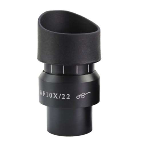 Microscope WF10X 22 Adjustable Telescope Stereoscopic Stereo Microscope Eyepiece Lens 30mm Rubber Eyeshade(1pcs 22mm)