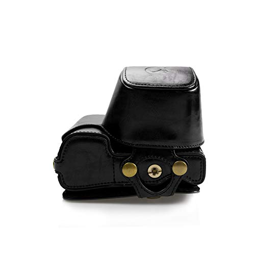 Kinokoo Pu Leather Camera Case For Sony A6300 A6000 And 16-50Mm Lens Protective Camera Case Bag (Black) #TOP1