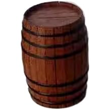 DIY Solid Wood Barrel Kit for Model Ships - 25 & 26 Sizes with 24-Piece Shell DesignCherry wood-26mm