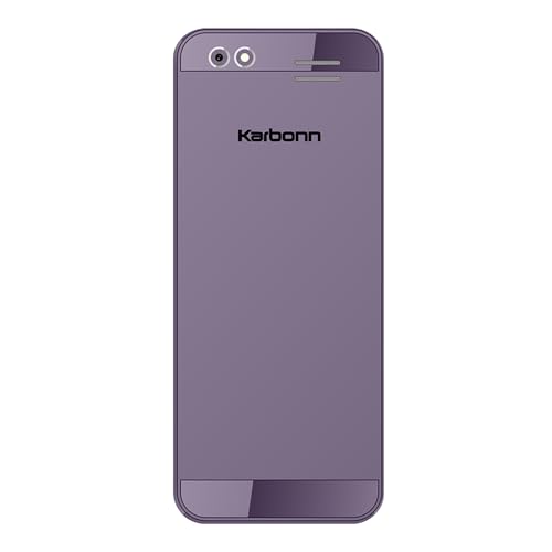 Image of Karbonn KPhone1 Dual GSM SIM KEYPAD Mobile 6.1cm(2.4) Bright Screen Expandable Memory up to 32 GB 1000 Phonebook Soft Purple