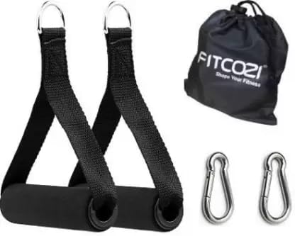 Fitcozi Carabiner Hook with Handles for Resistance Band Resistance Tube (Black)-picture-18