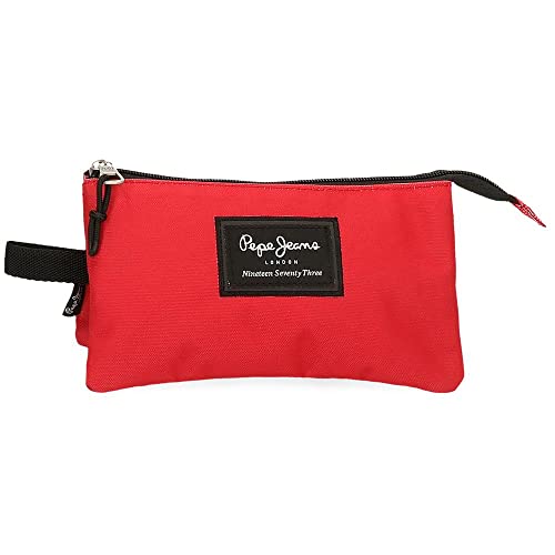 Pepe Jeans Aris Triple Case, Red, Triple Case