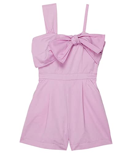 Habitual Girl Girl's Off Shoulder Romper (Big Kids) Purple 16 (Big Kid) #TOP2
